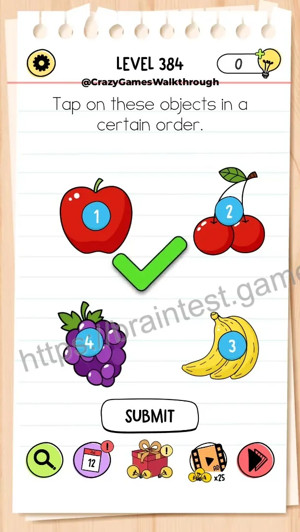 Brain Test Level 384 - Step 2