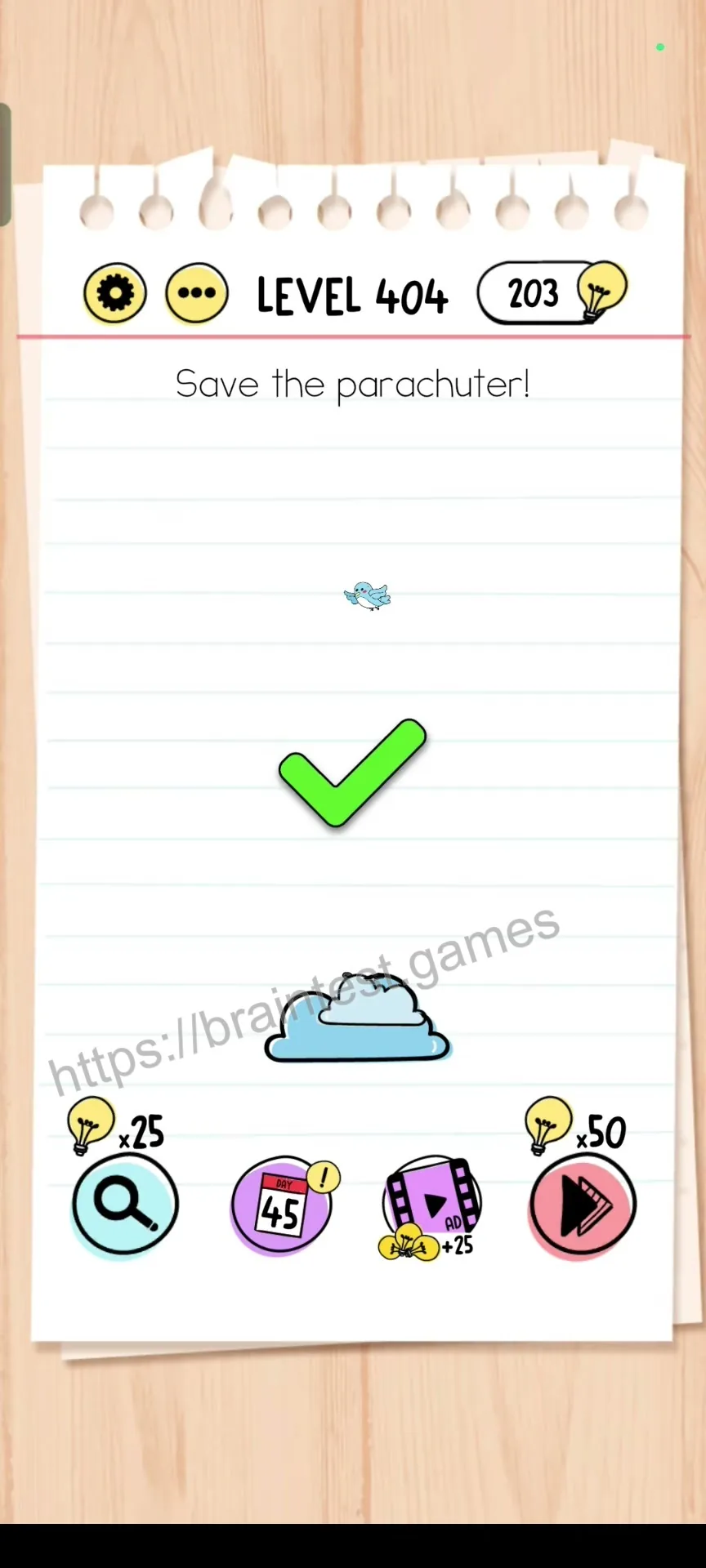 Brain Test Level 404 - Step 2