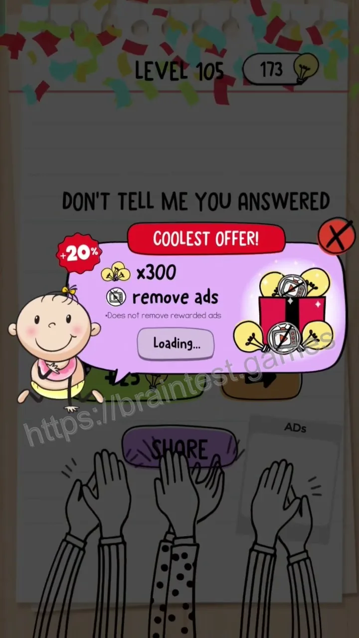 Brain Test Level 105