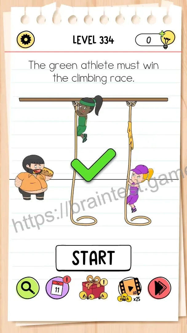 Brain Test Level 334 - Step 2