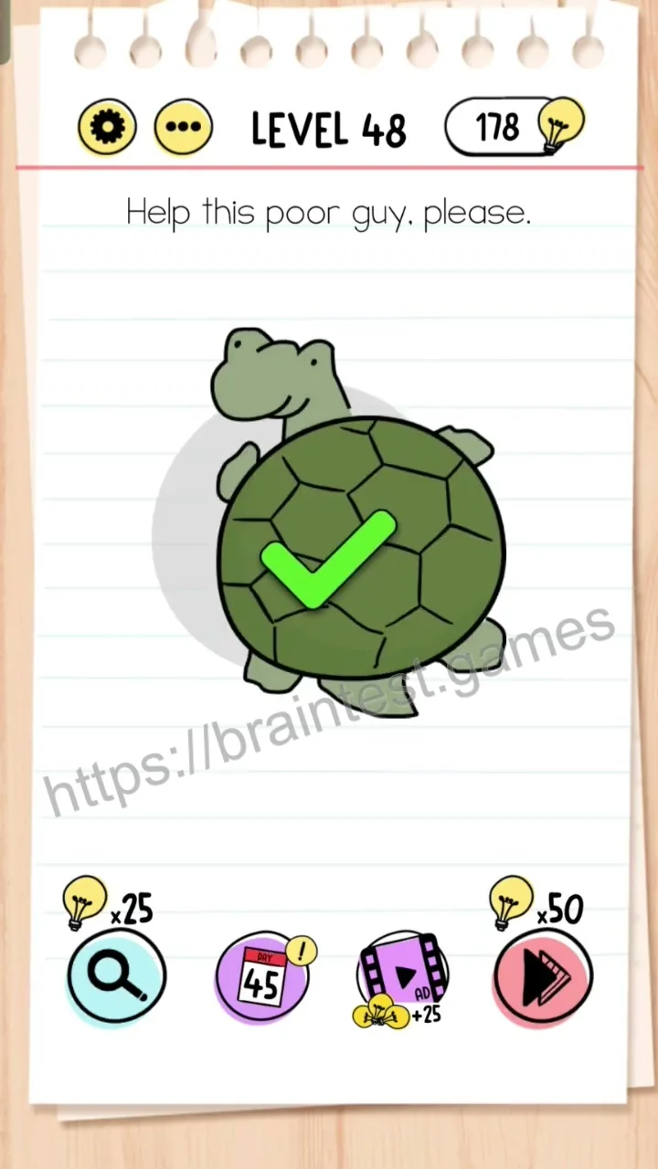 Brain Test Level 48 - Step 2