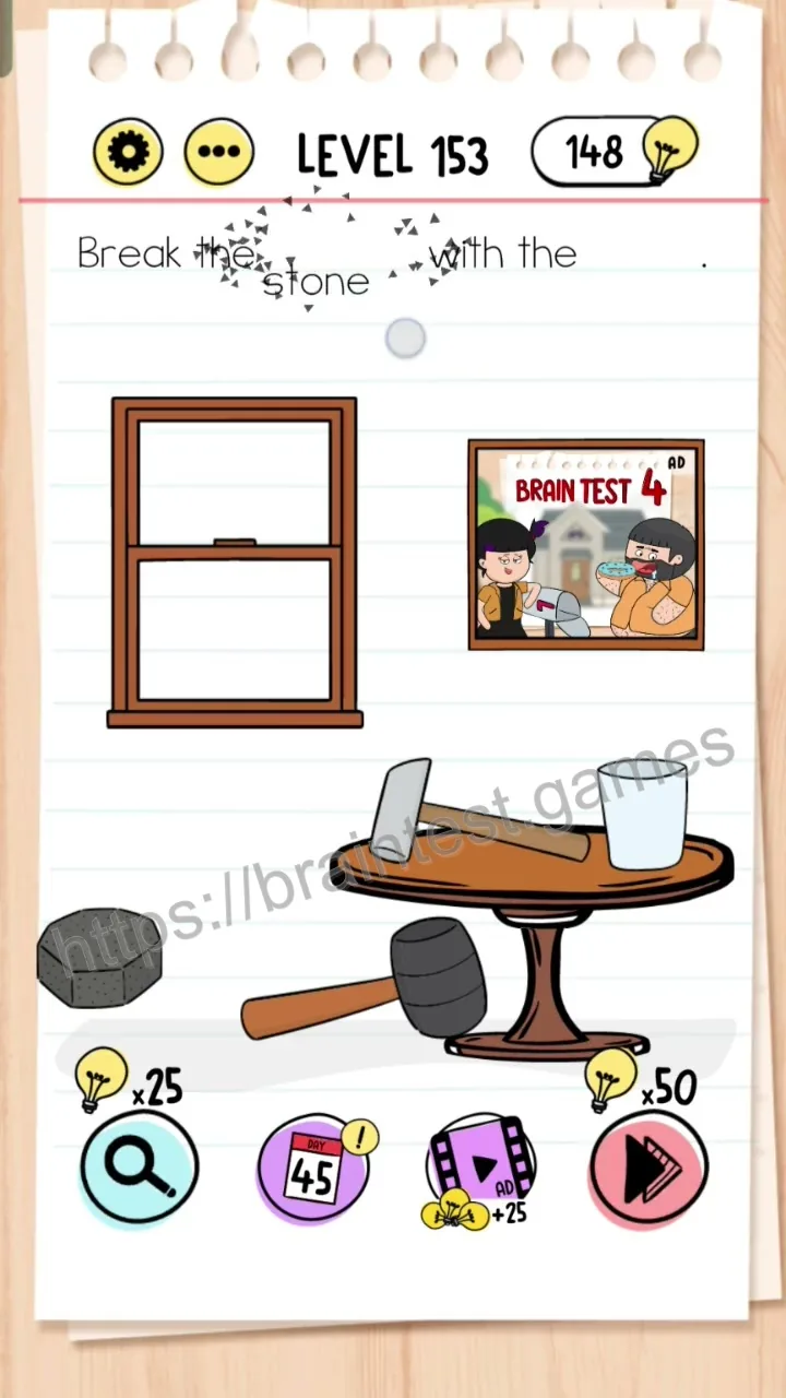 Brain Test Level 153 - Step 1