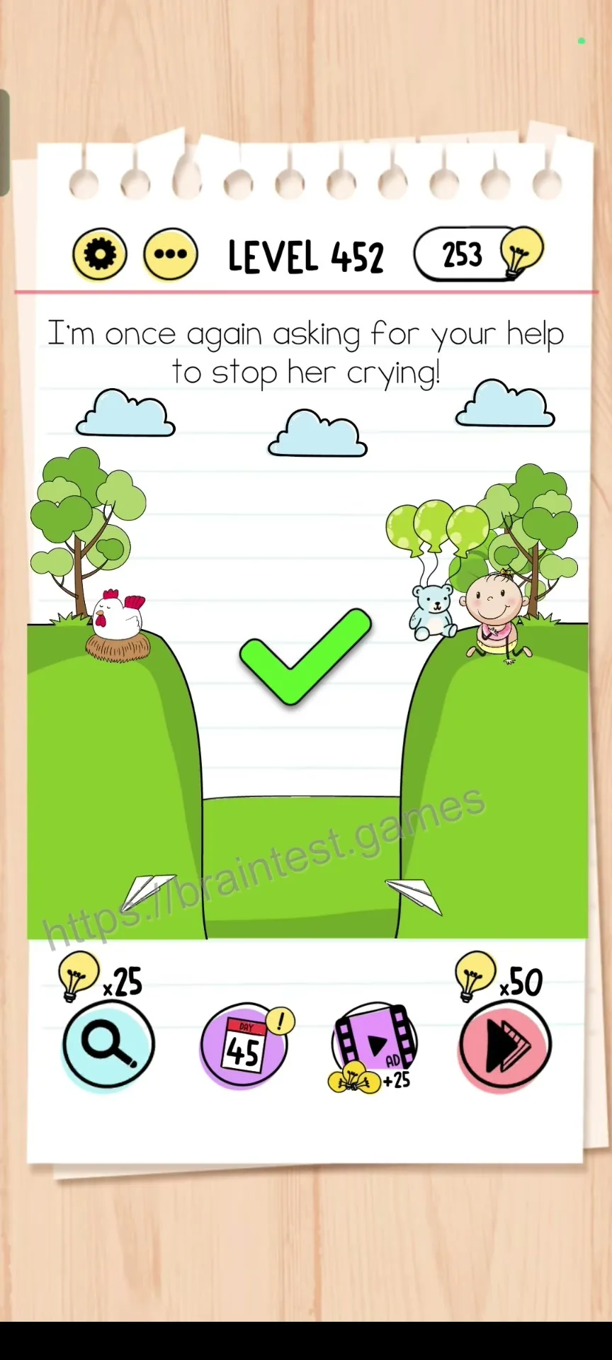 Brain Test Level 452 - Step 2