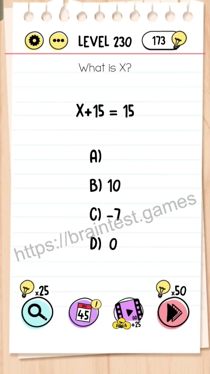 Brain Test Level 230
