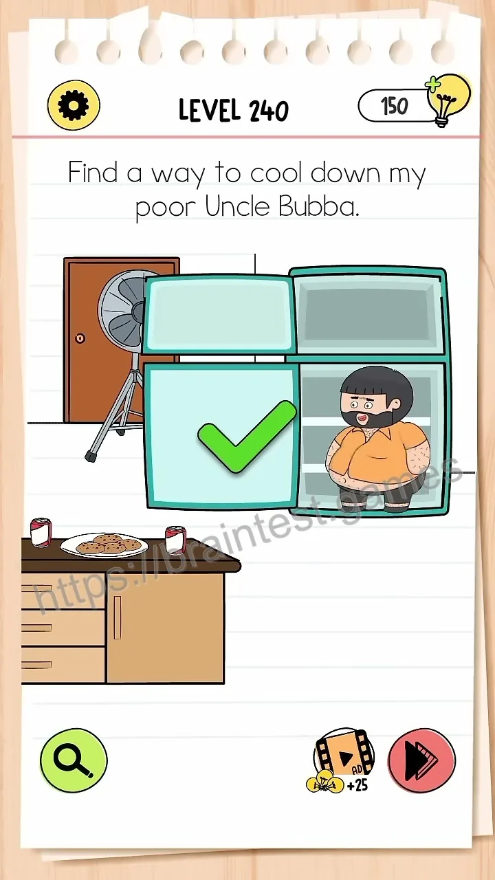 Brain Test Level 240 - Step 2