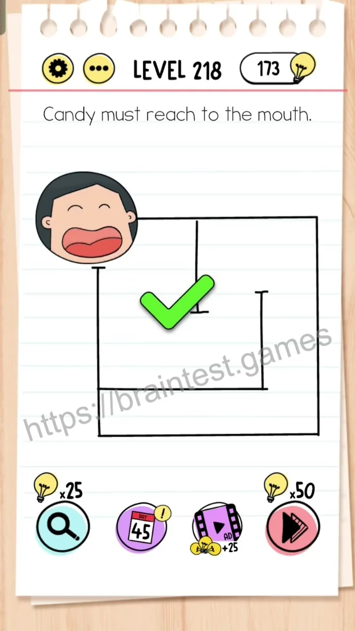 Brain Test Level 218 - Step 2