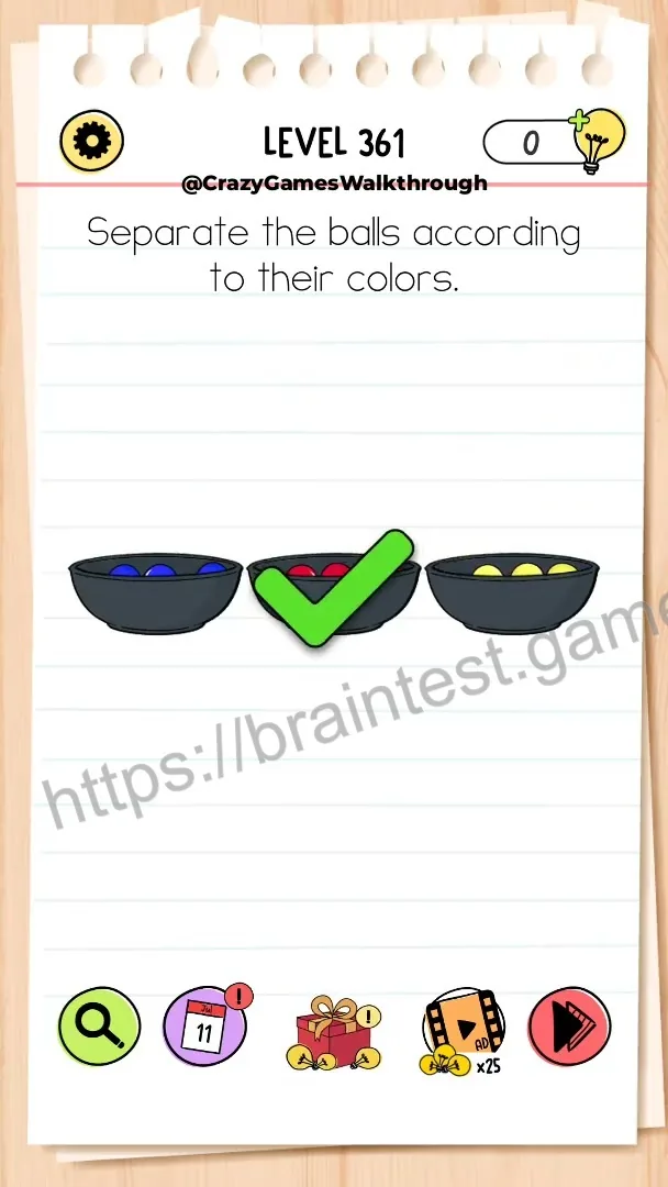 Brain Test Level 361 - Step 2