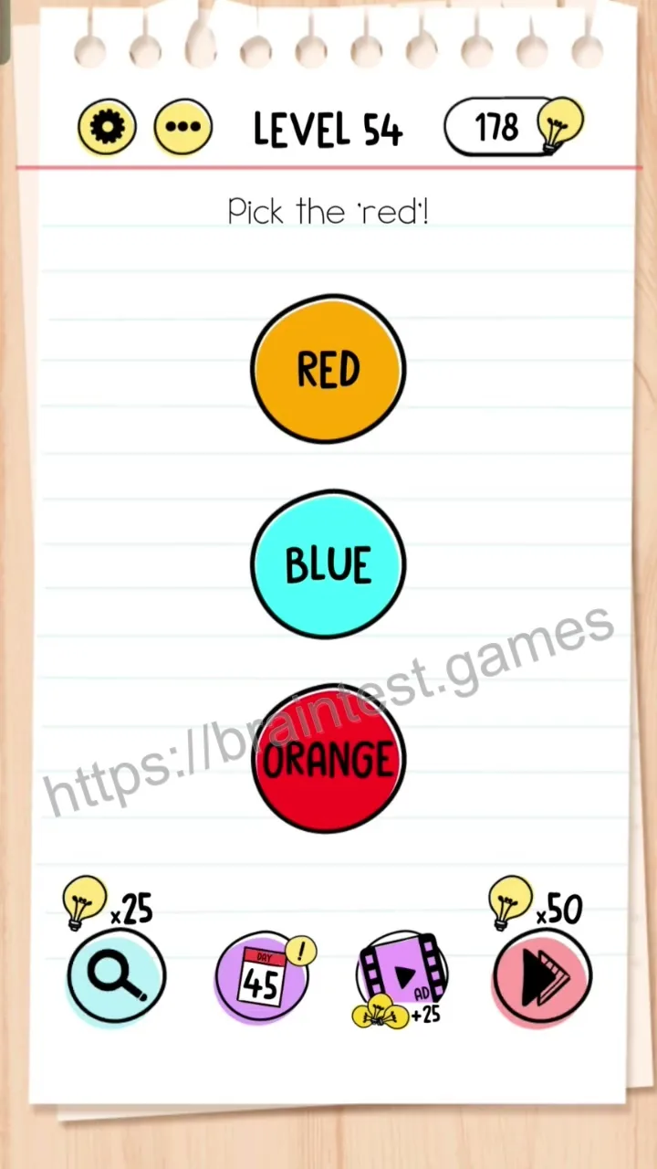 Brain Test Level 54