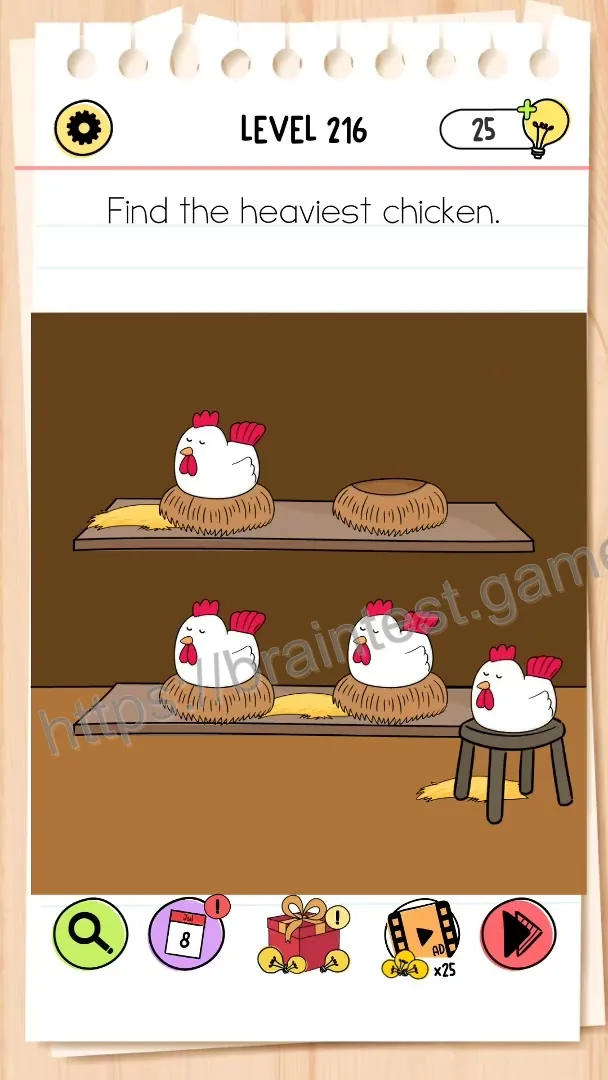 Brain Test Level 216