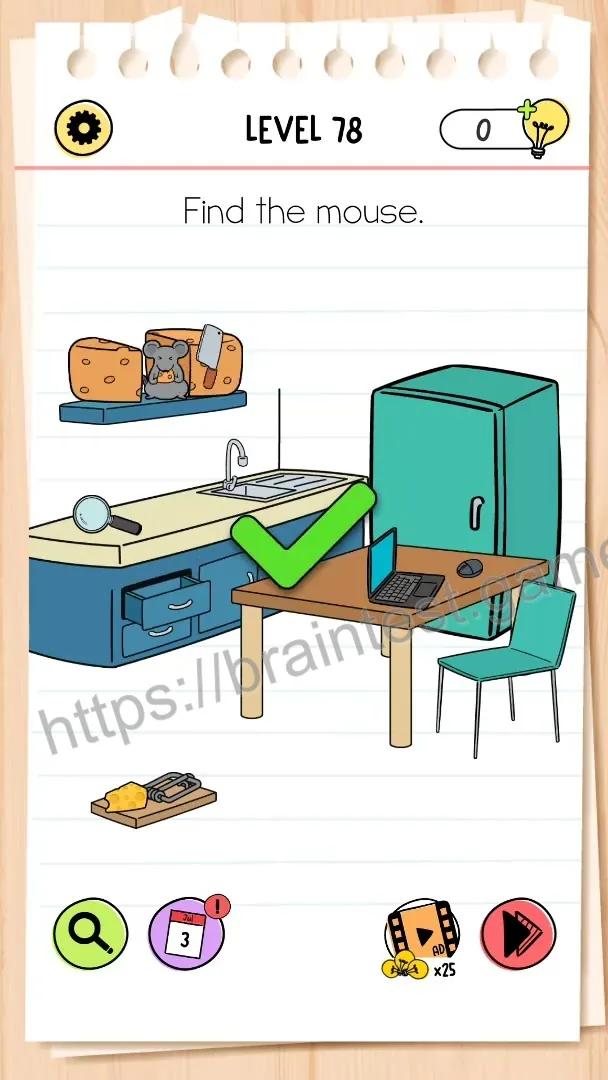 Brain Test Level 78 - Step 2