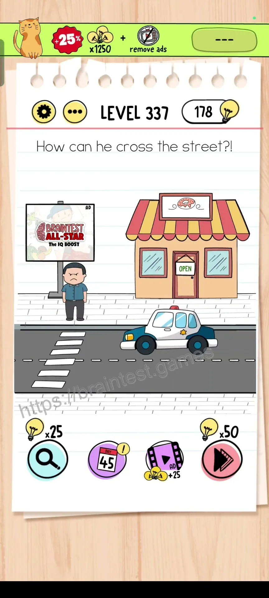 Brain Test Level 337 - Step 1