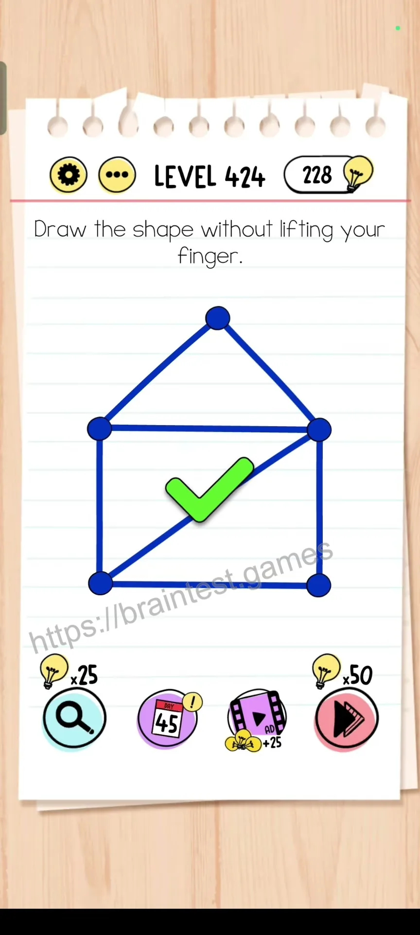 Brain Test Level 424 - Step 2