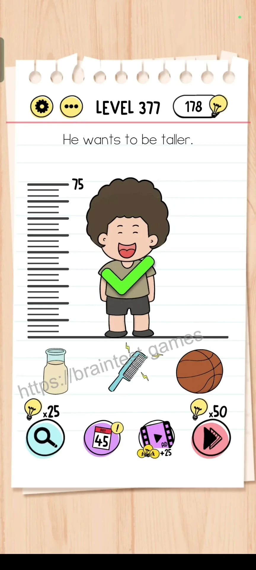 Brain Test Level 377 - Step 2