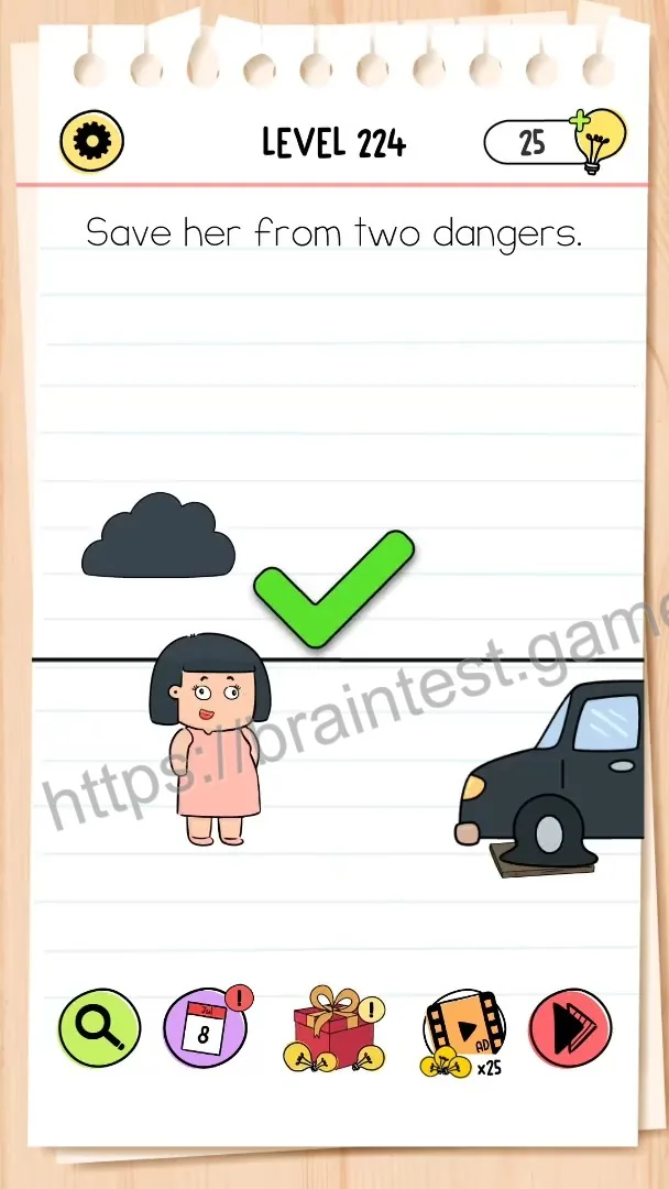 Brain Test Level 224 - Step 2
