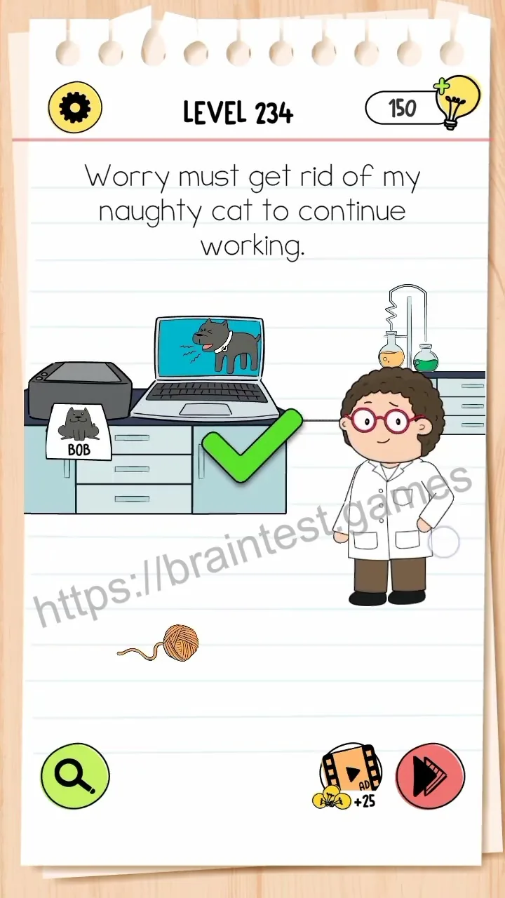 Brain Test Level 234 - Step 2