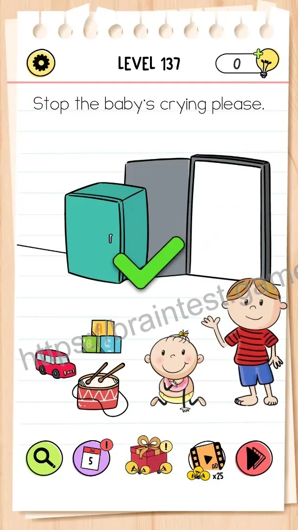 Brain Test Level 137 - Step 2