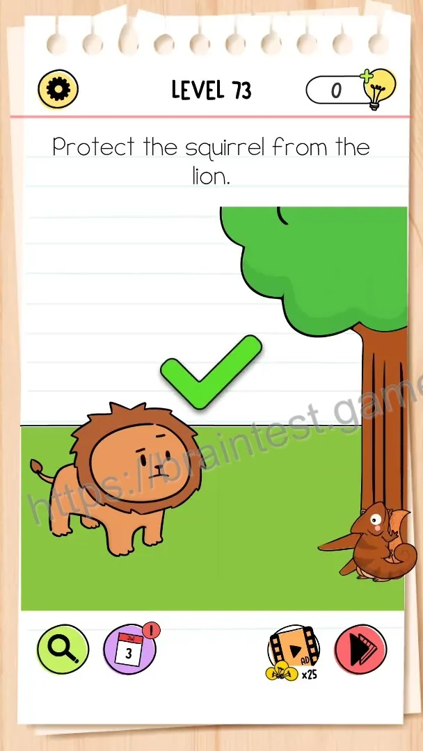 Brain Test Level 73 - Step 2