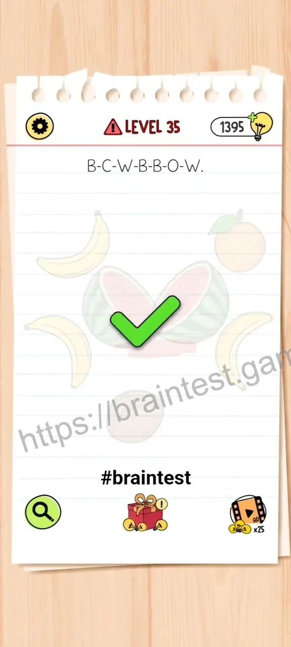 Brain Test Level 35 - Step 2