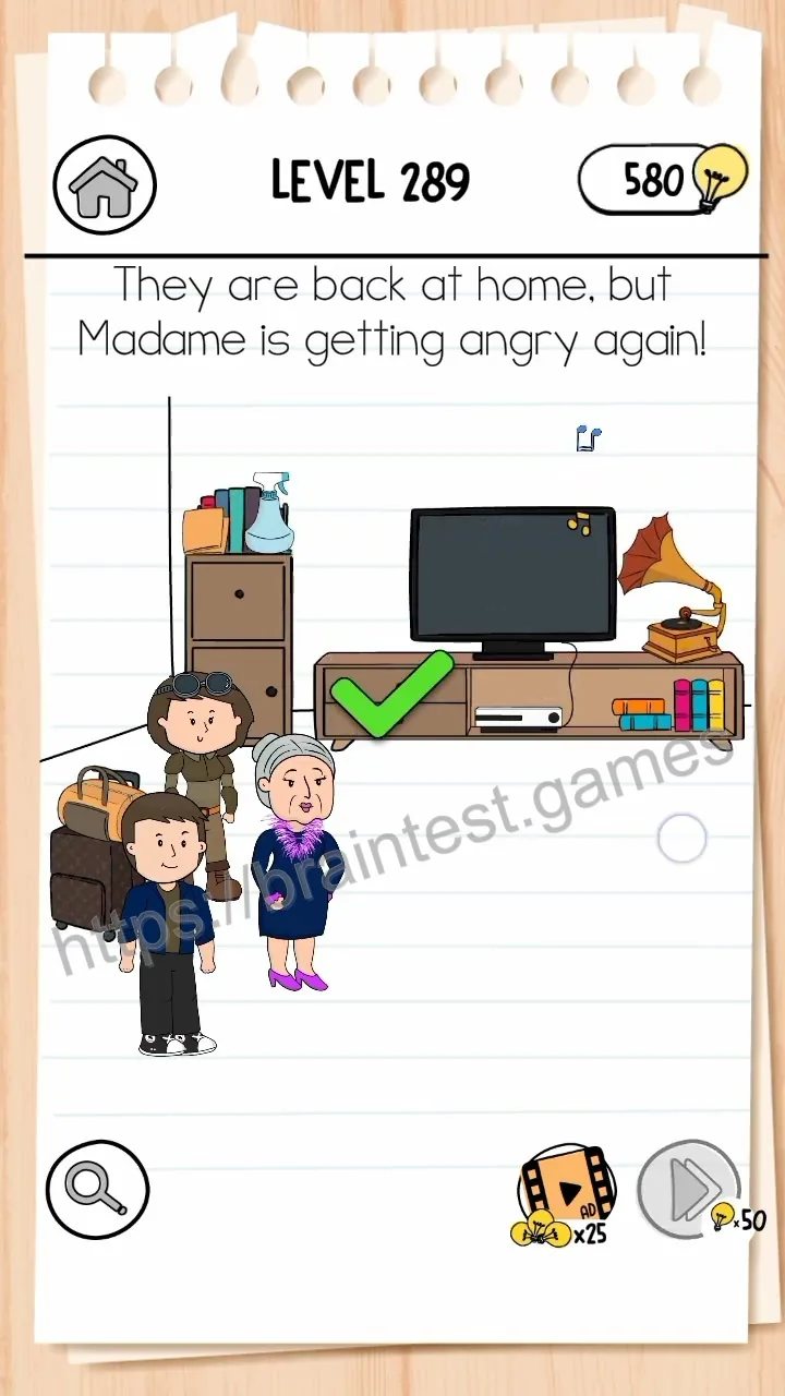Brain Test Level 289 - Step 2