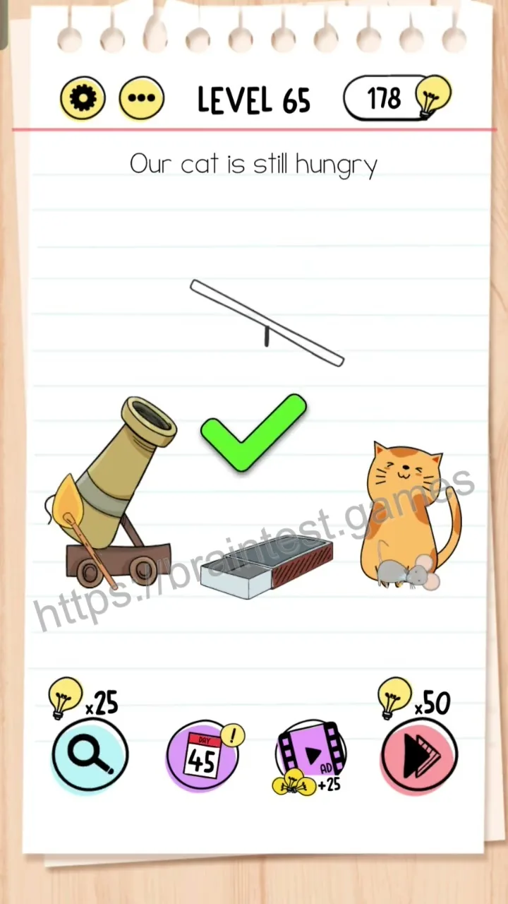 Brain Test Level 65 - Step 2