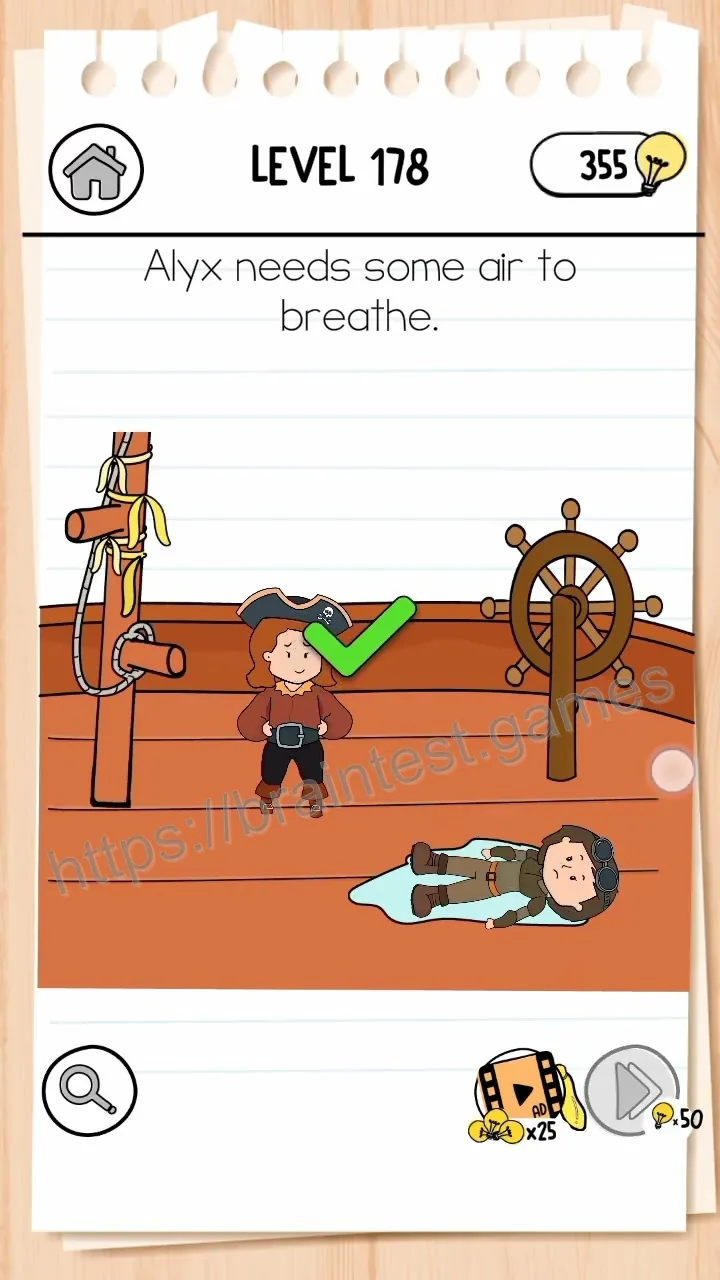 Brain Test Level 178 - Step 2