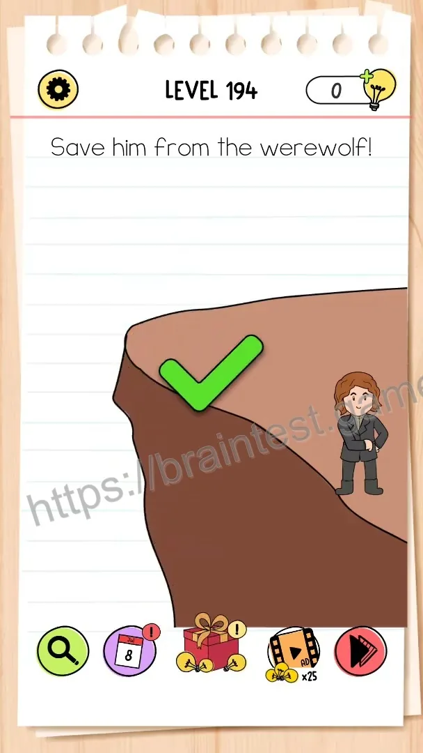 Brain Test Level 194 - Step 2