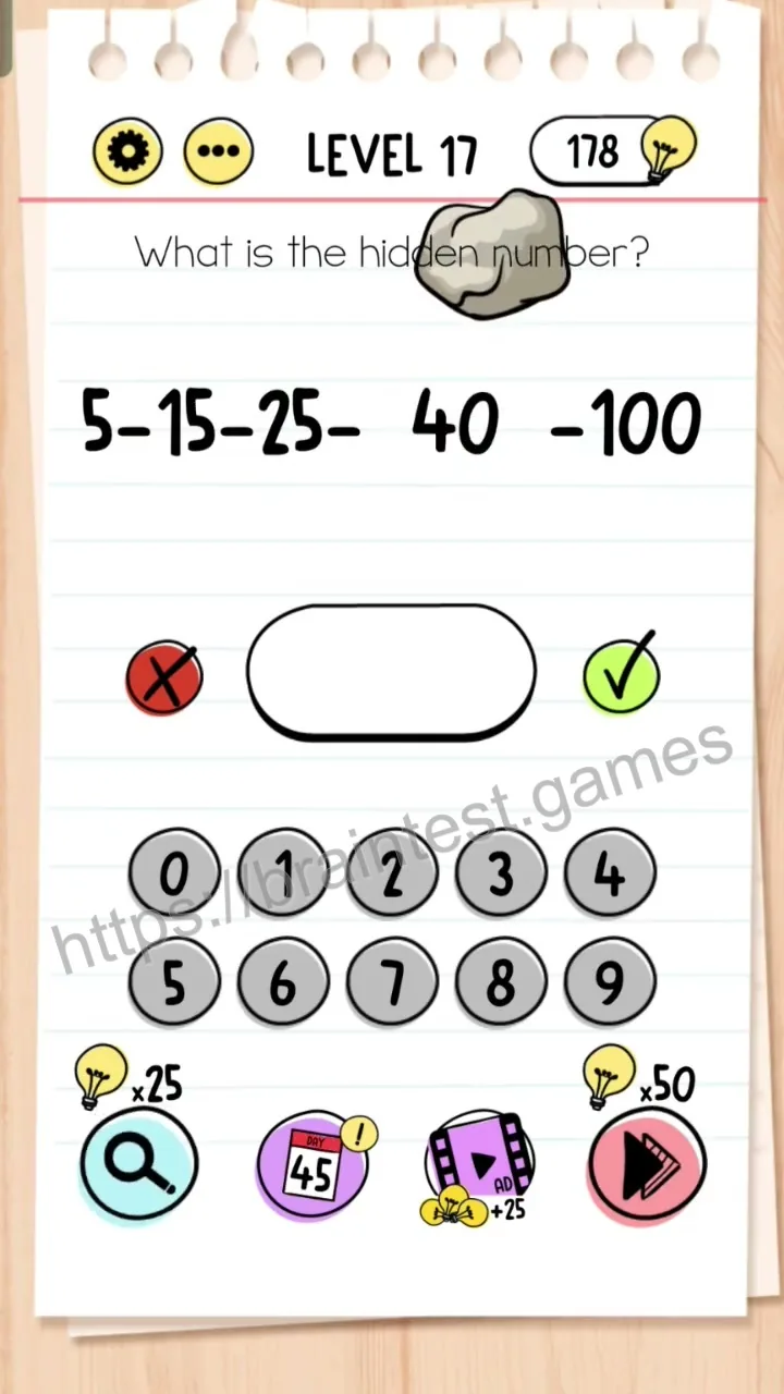 Brain Test Level 17