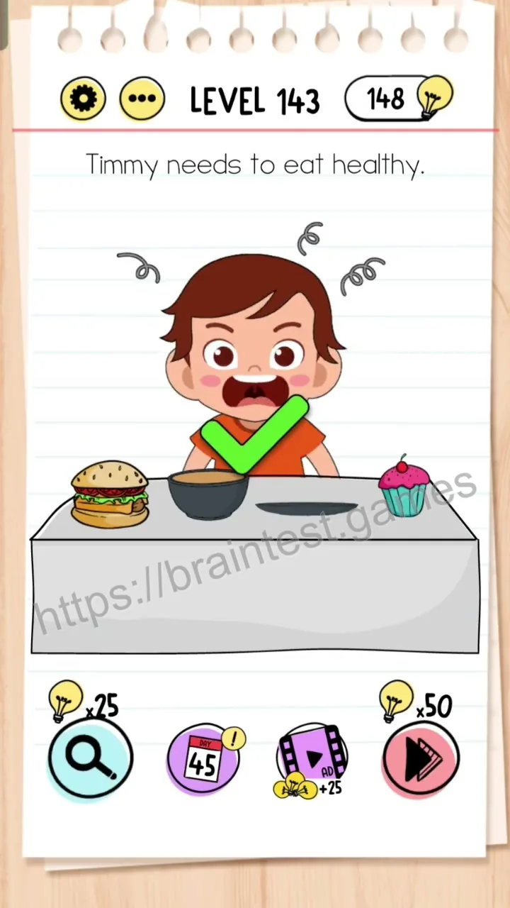 Brain Test Level 143 - Step 2