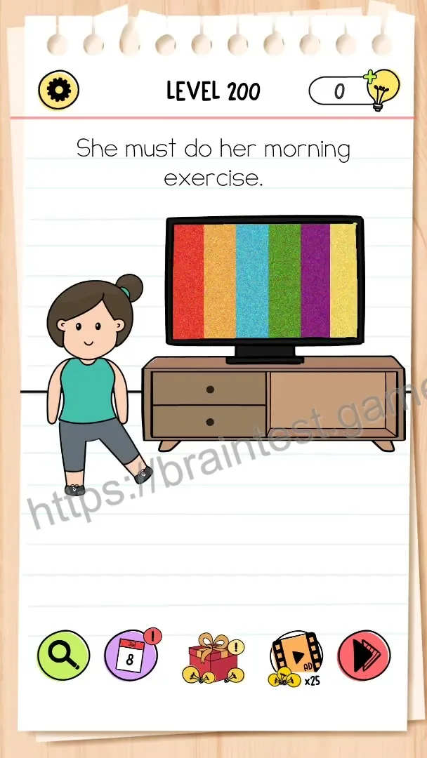 Brain Test Level 200 - Step 1