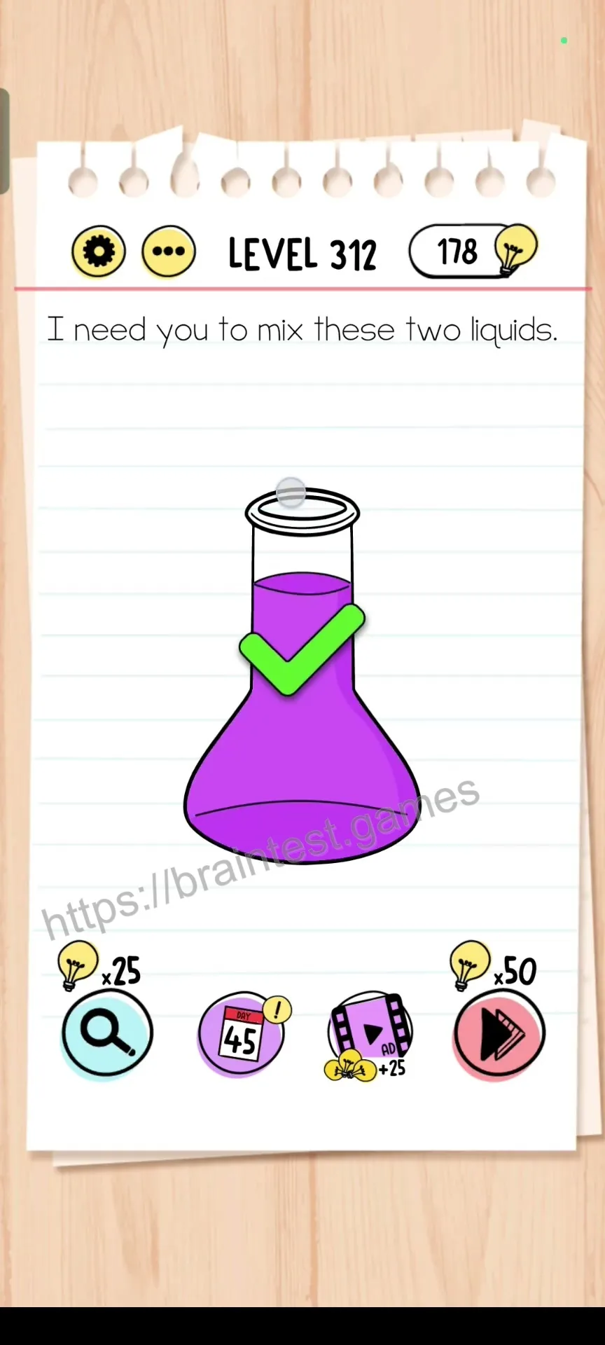 Brain Test Level 312 - Step 2