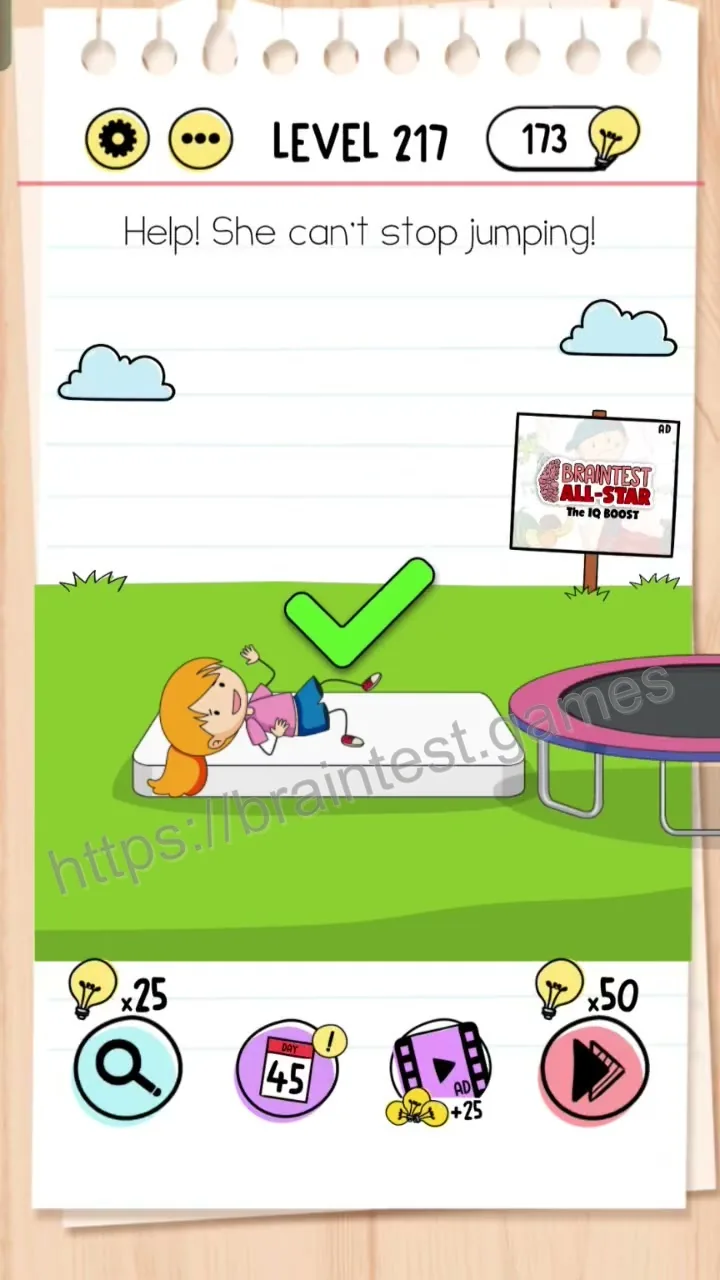 Brain Test Level 217 - Step 2