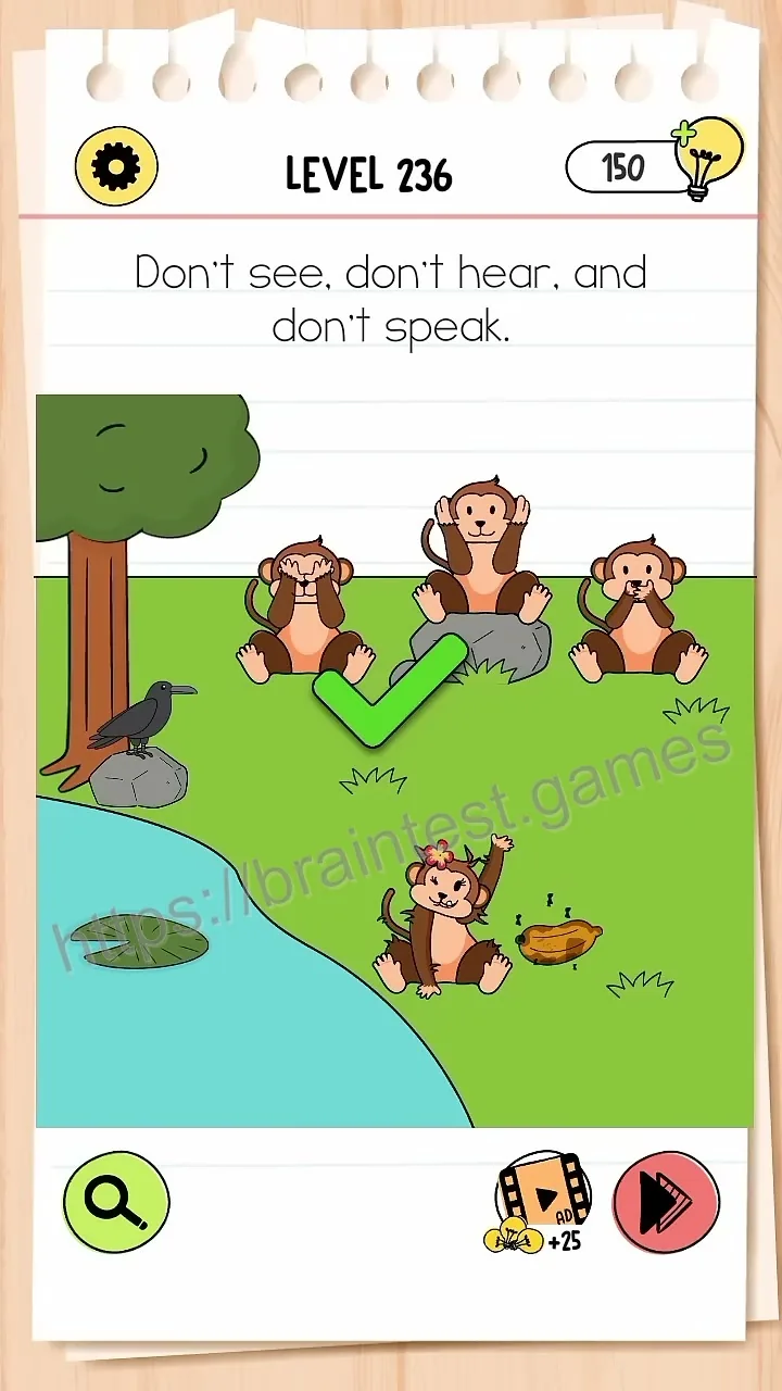 Brain Test Level 236 - Step 2