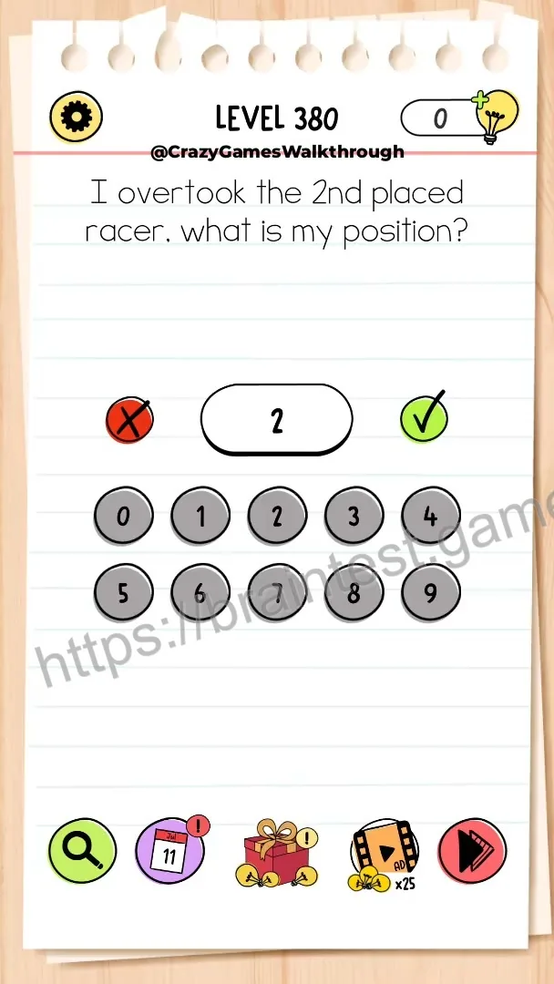 Brain Test Level 380