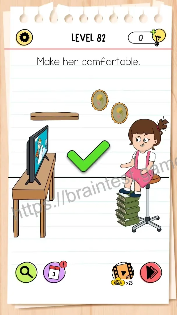 Brain Test Level 82 - Step 2