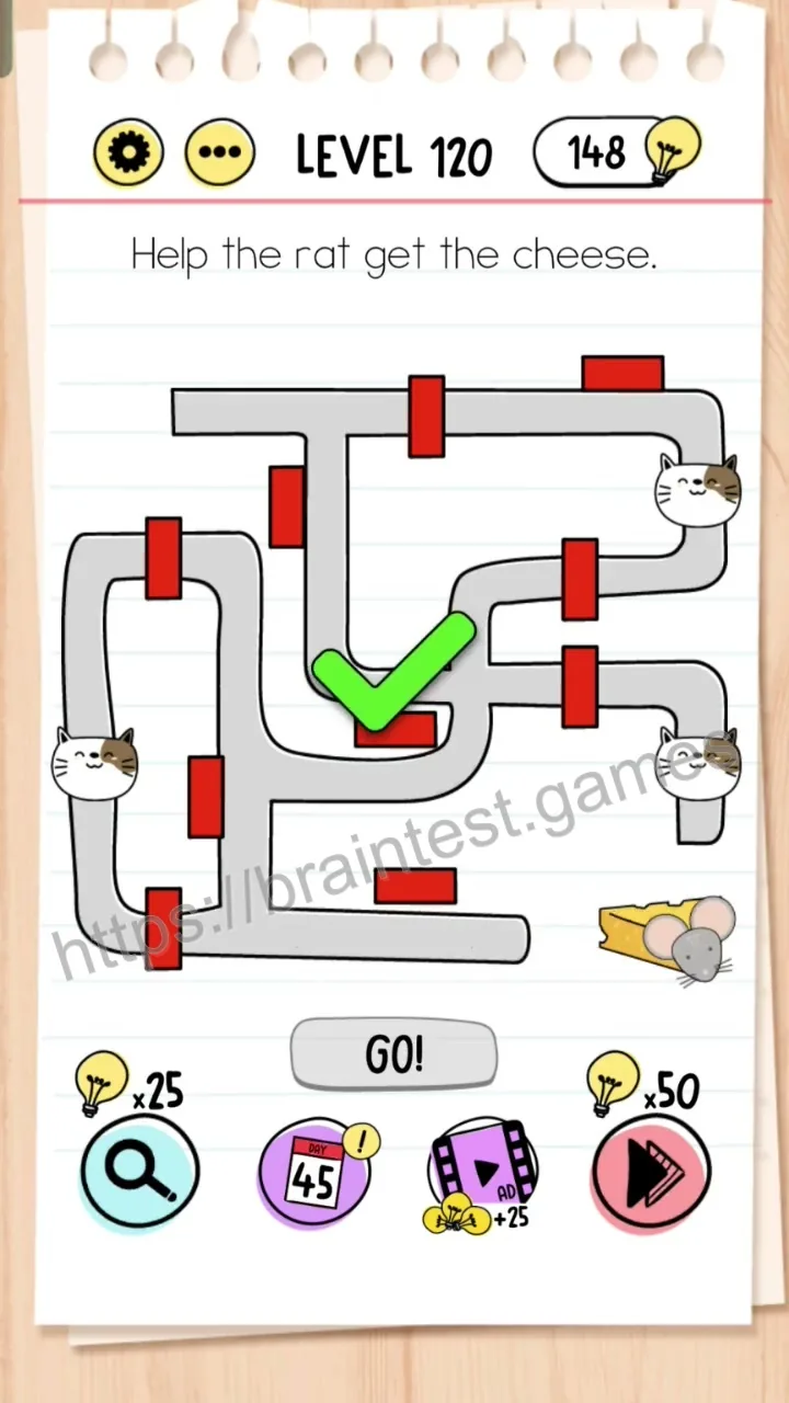Brain Test Level 120 - Step 2