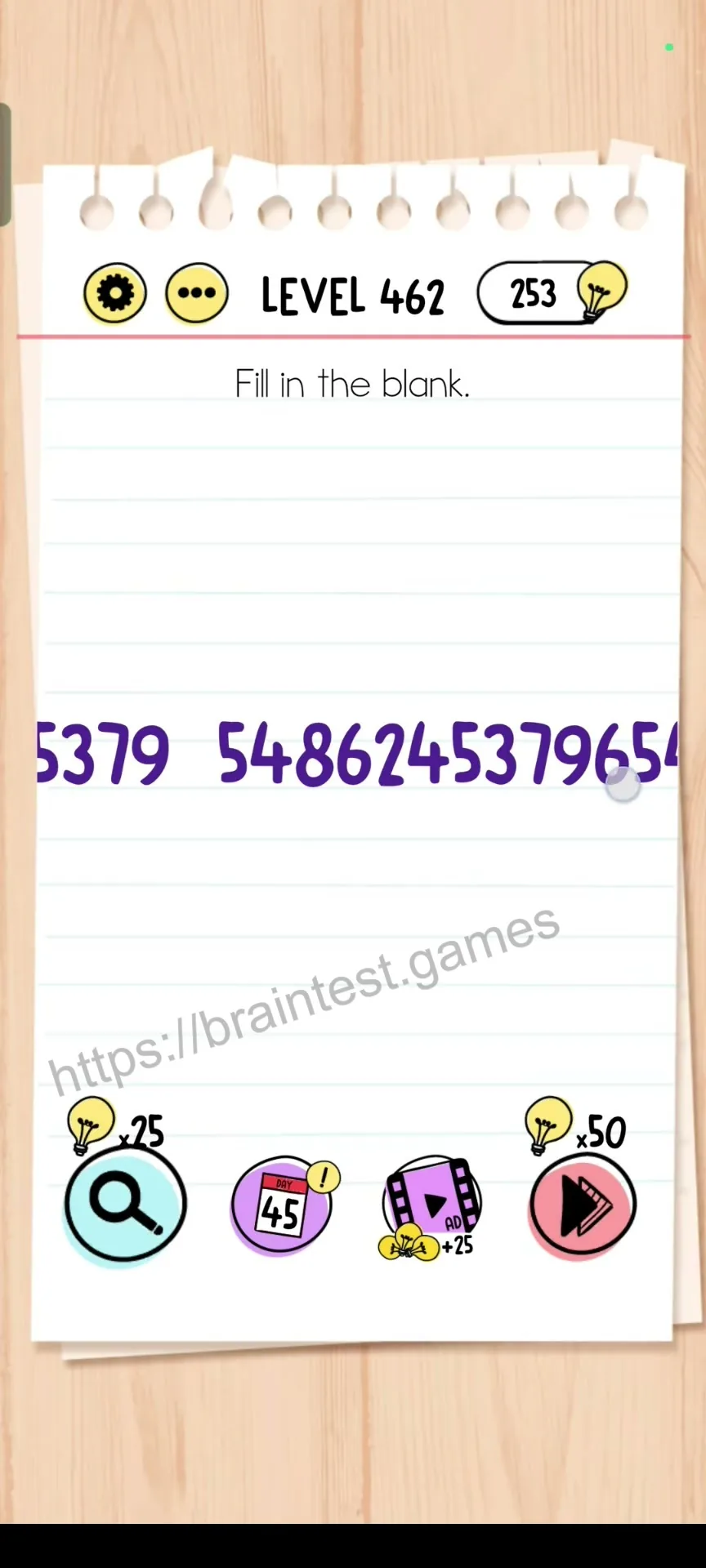 Brain Test Level 462