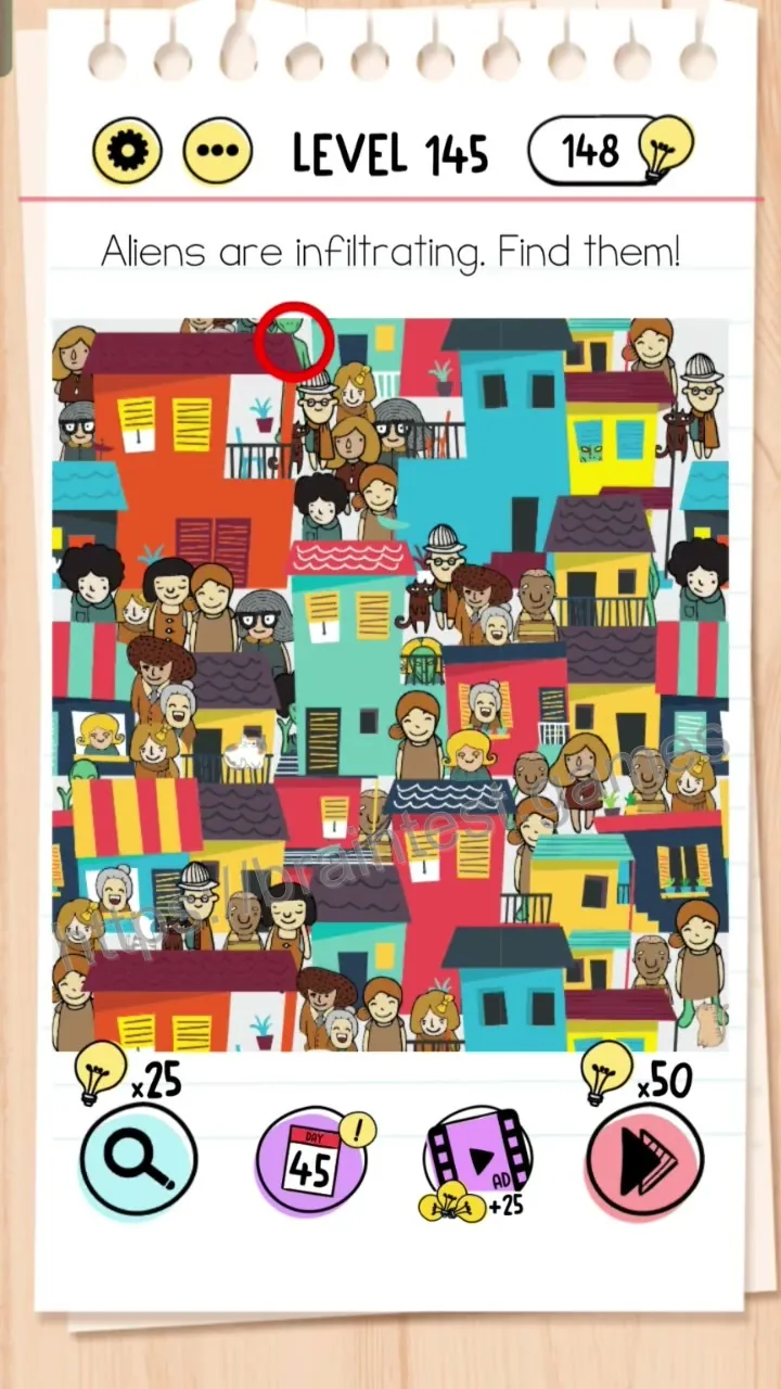 Brain Test Level 145 - Step 1