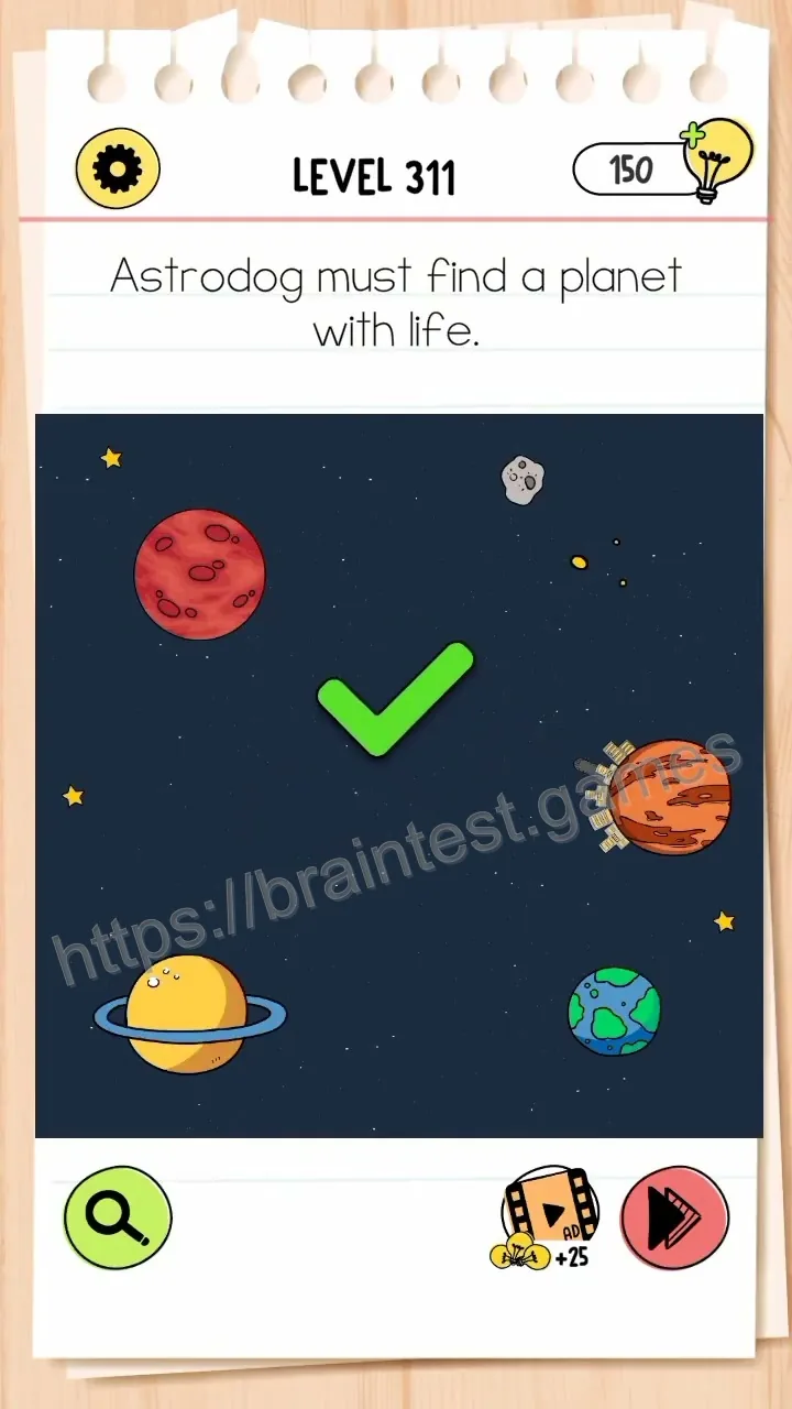 Brain Test Level 311 - Step 2