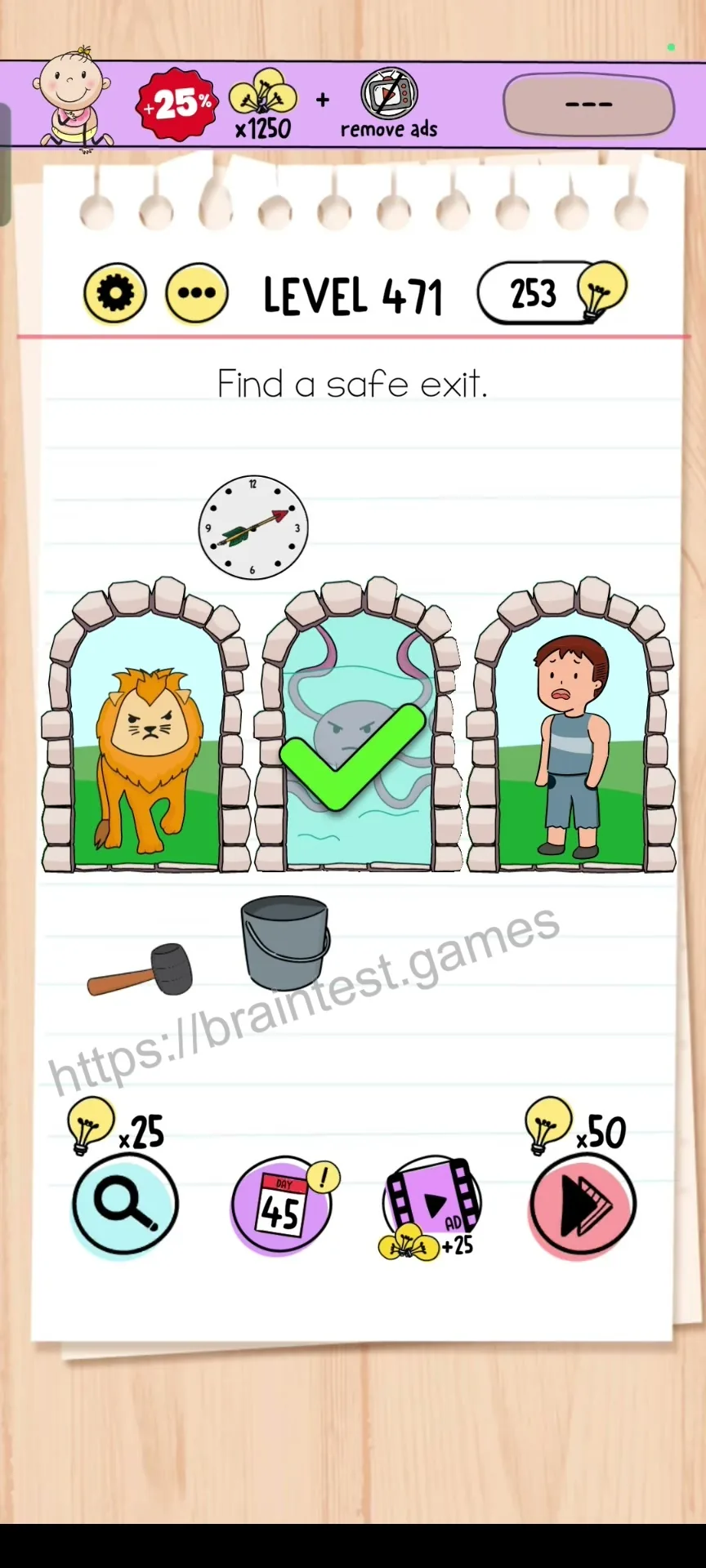 Brain Test Level 471 - Step 2