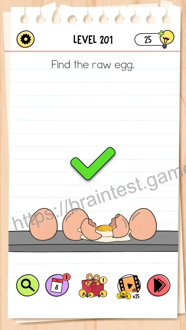 Brain Test Level 201 - Step 2