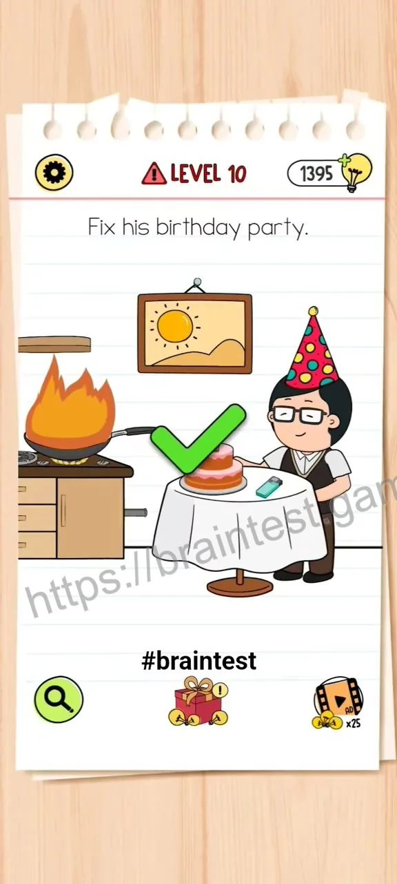 Brain Test Level 10 - Step 2