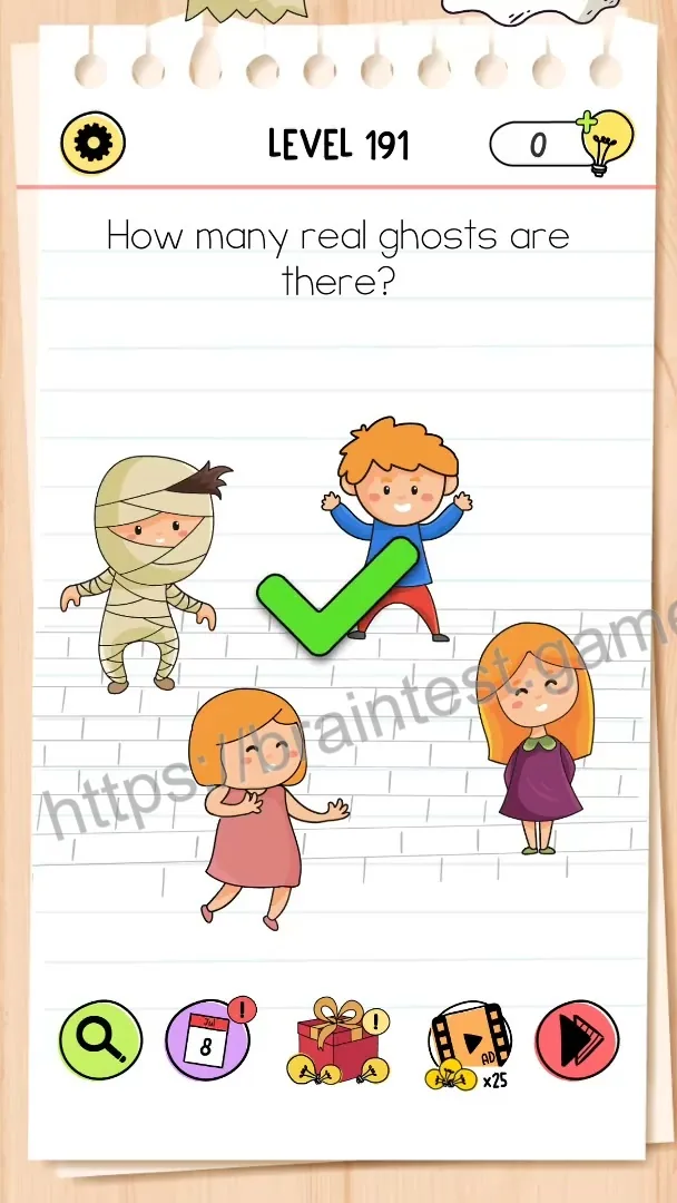 Brain Test Level 191 - Step 2