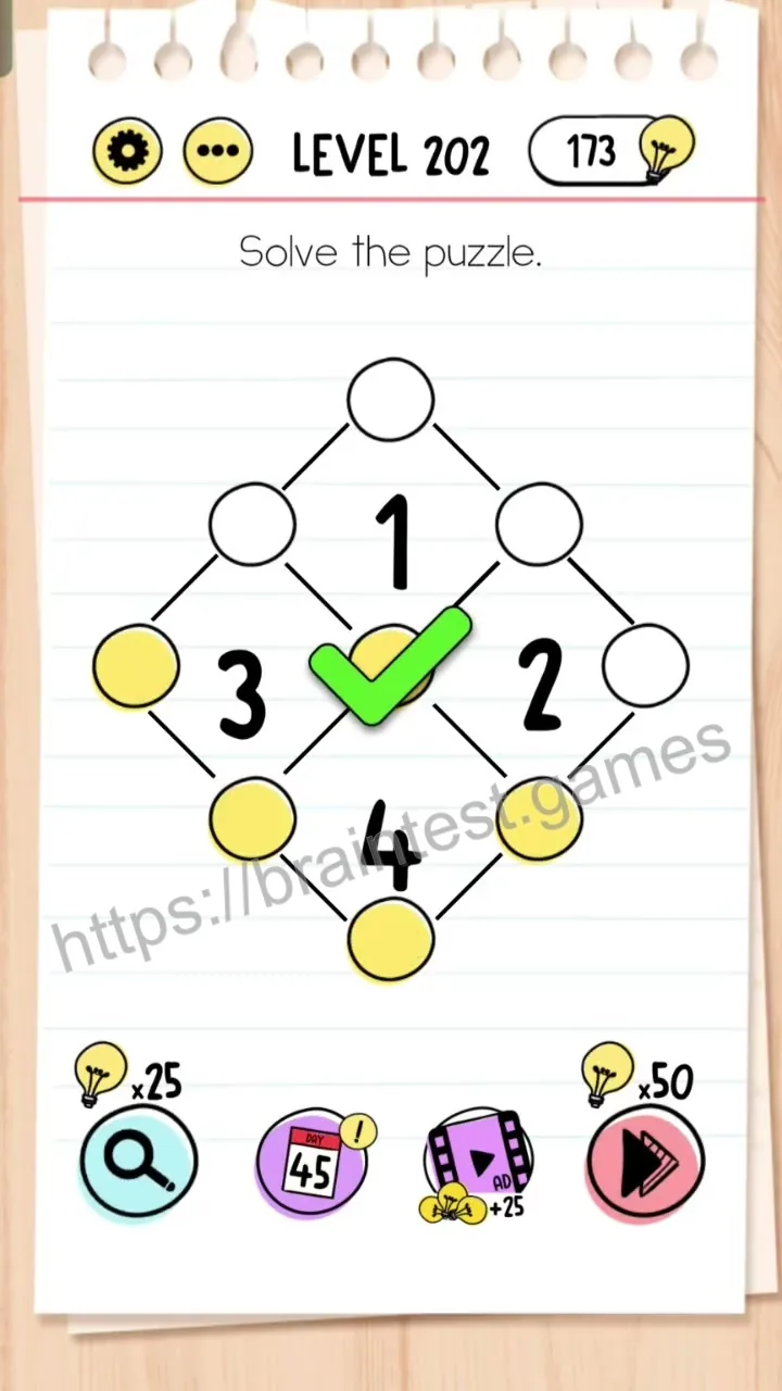 Brain Test Level 202 - Step 2