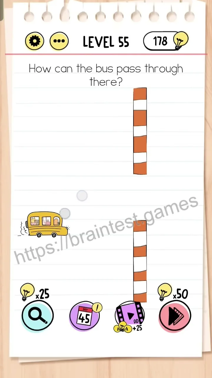 Brain Test Level 55 - Step 1