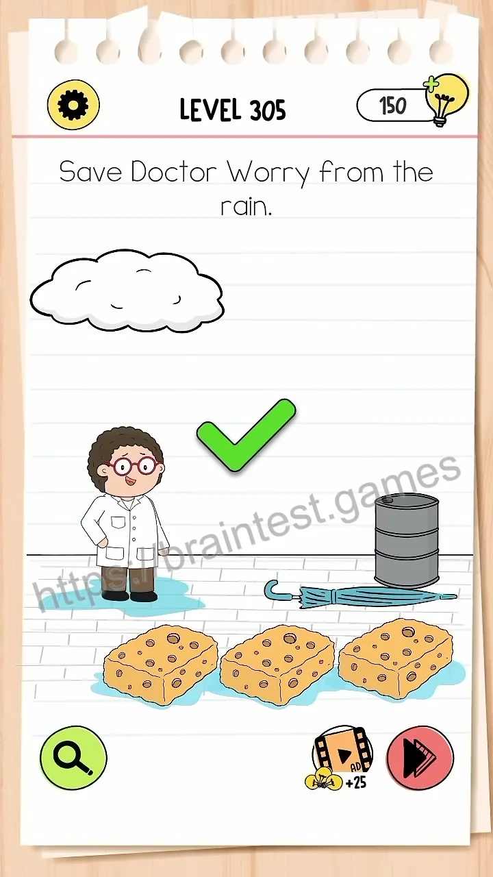 Brain Test Level 305 - Step 2