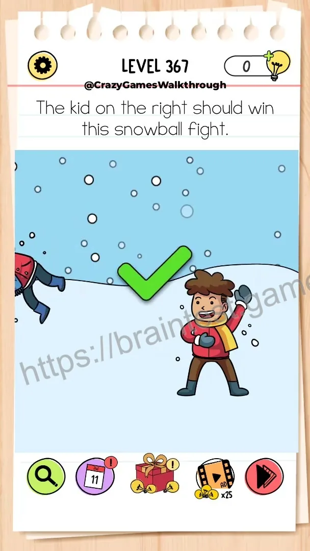 Brain Test Level 367 - Step 2