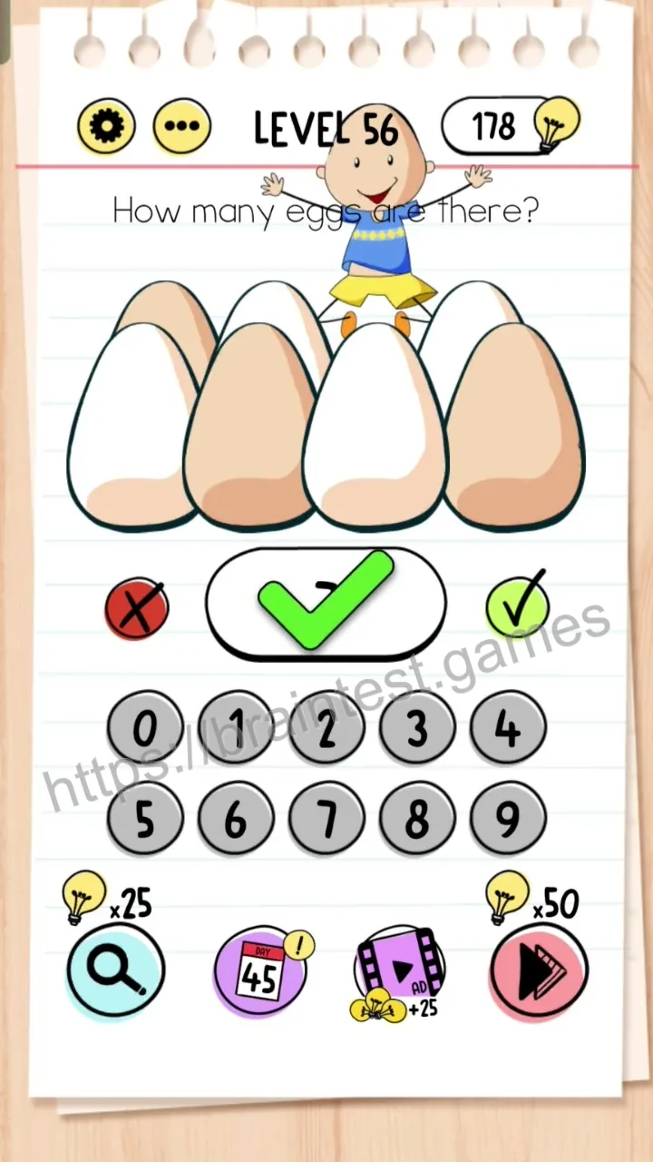 Brain Test Level 56 - Step 2