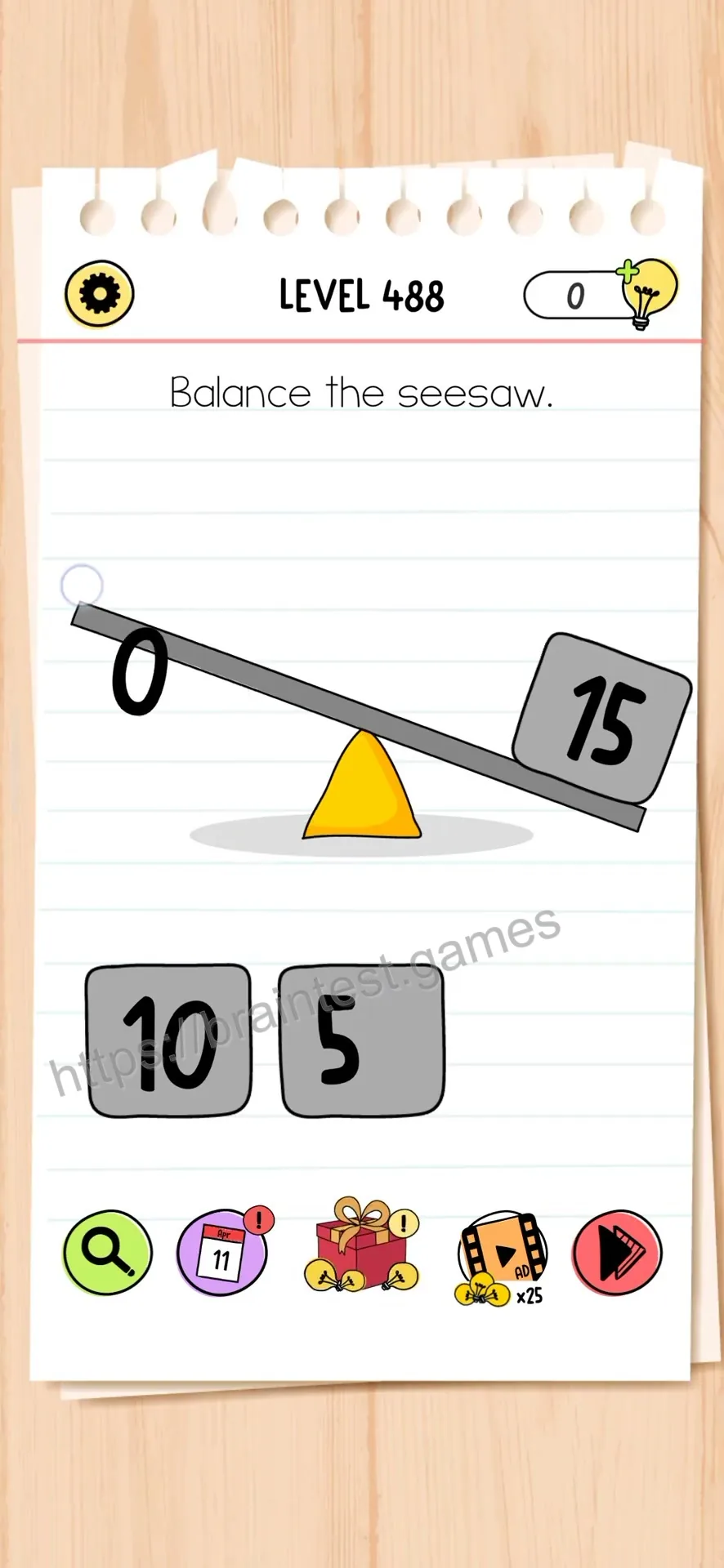 Brain Test Level 488