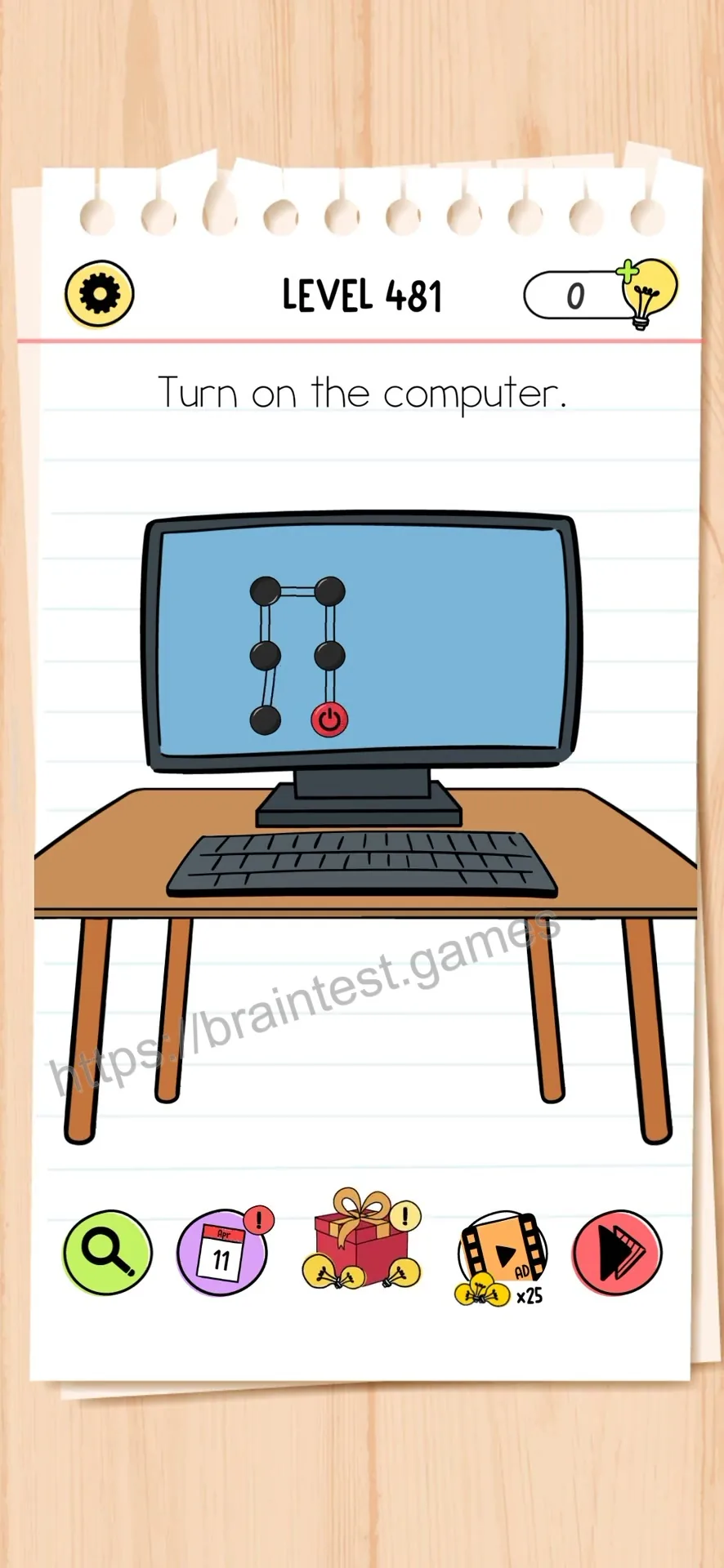 Brain Test Level 481