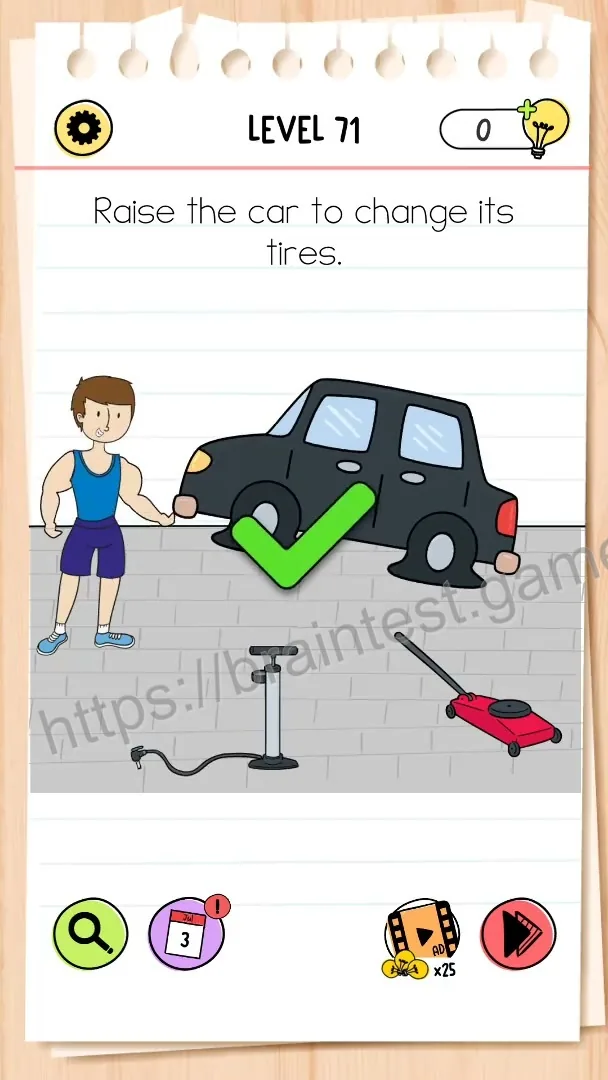 Brain Test Level 71 - Step 2
